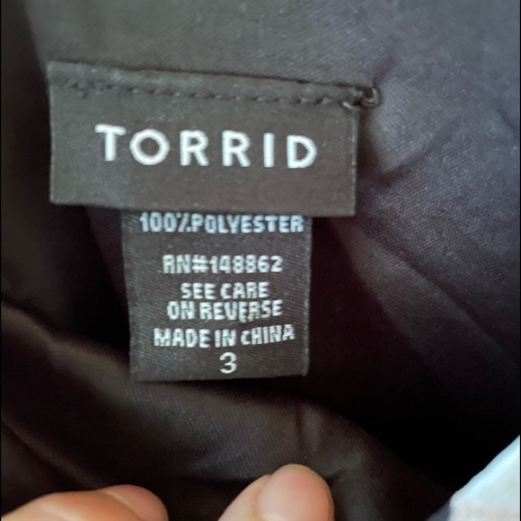 Torrid Floral Double layered Chiffon blouse - Picture 9 of 12